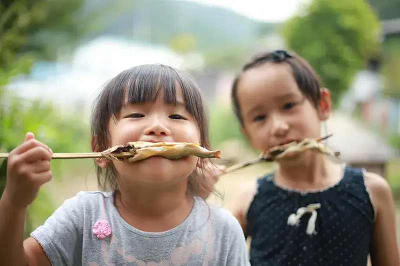 川釣りと魚さばき体験2